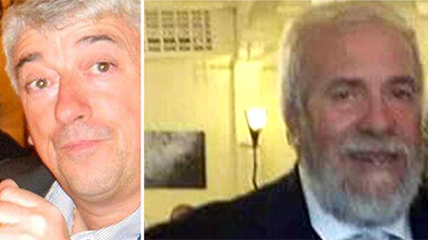 Gino Pollicardo e, a destra, Filippo Calcagno