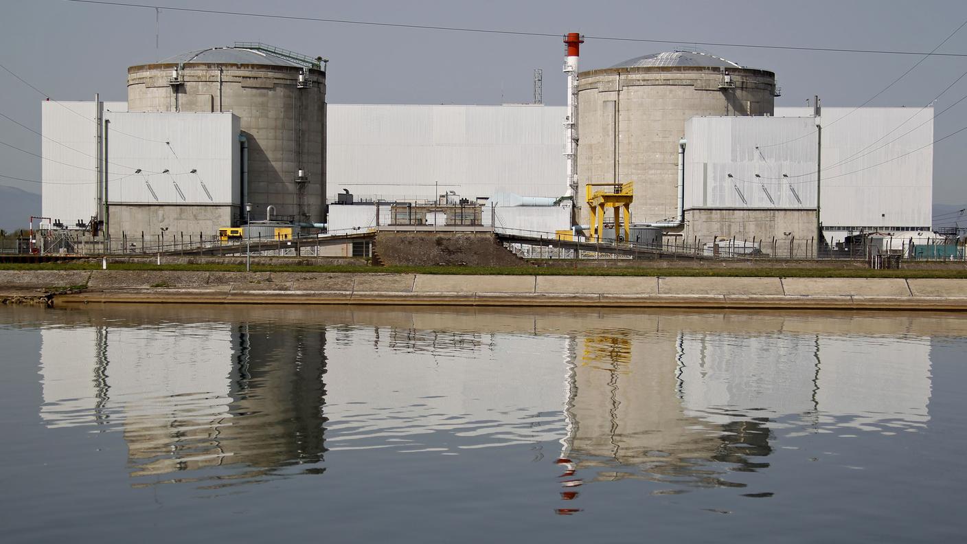 La vecchia centrale atomica francese di Fessenheim
