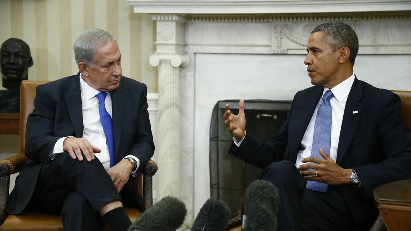 Il primo ministro Netanyahu e il presidente statunitense Obama (archivio)