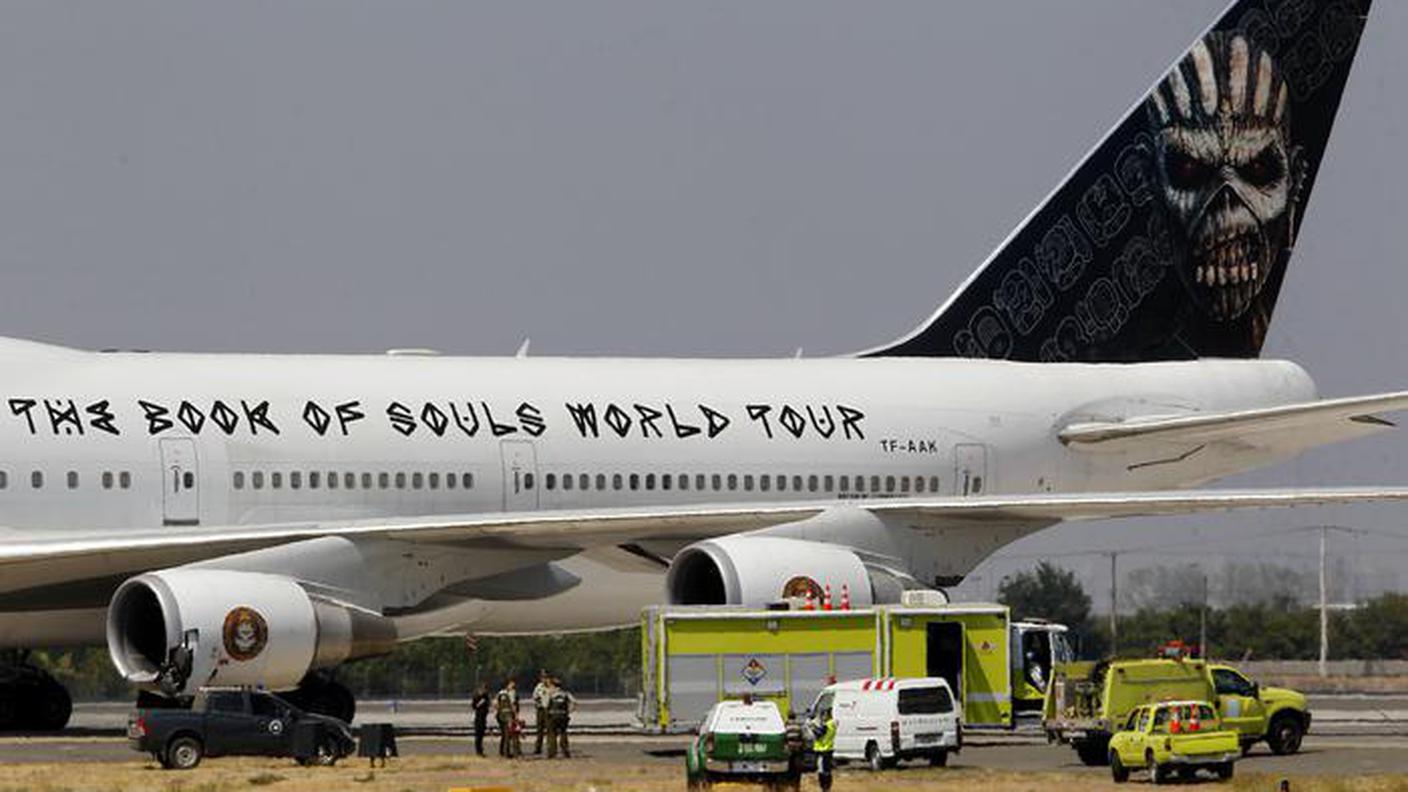 Chile Iron Maiden Plane