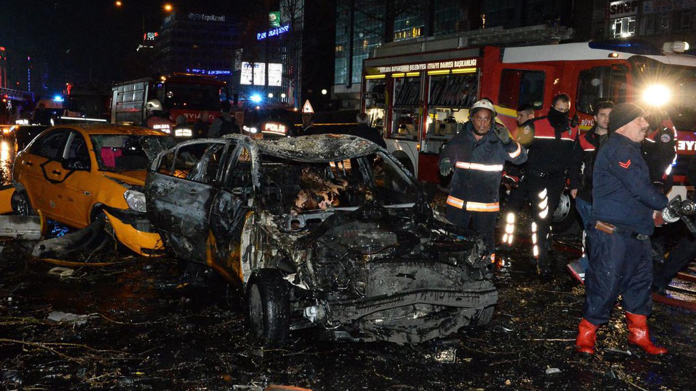 Il luogo dell'attentato