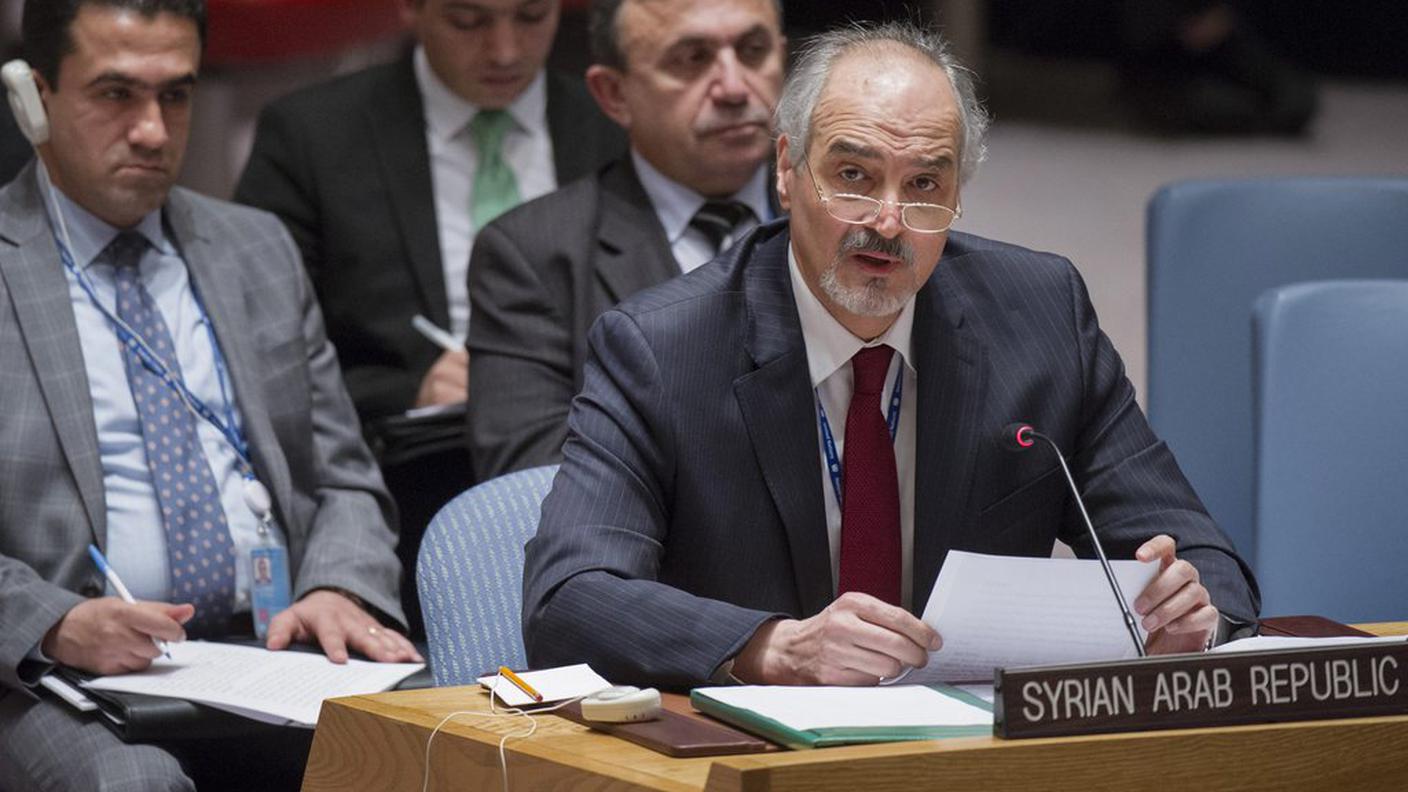 L'ambasciatore siriano all'ONU, Bashar Jaafari