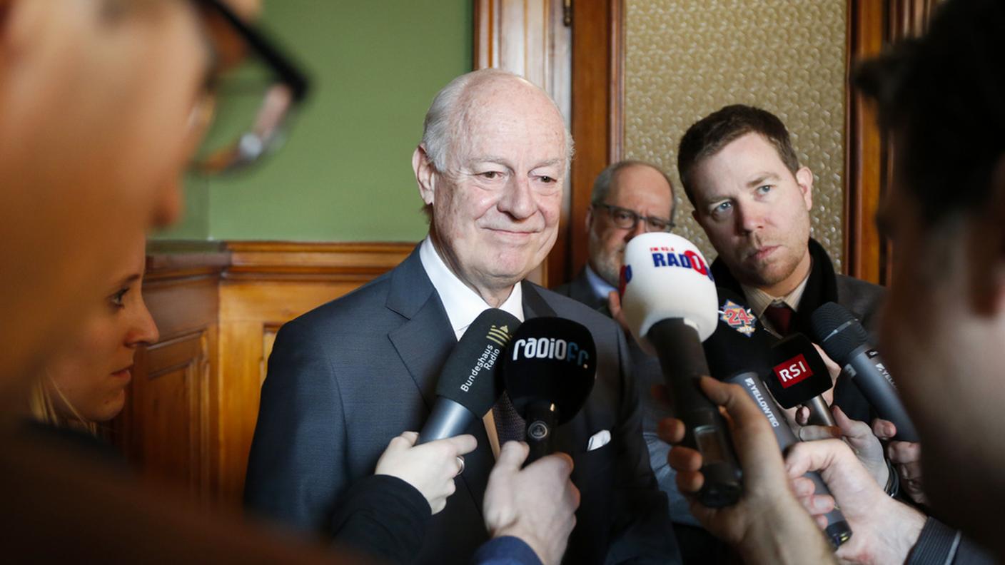 De Mistura mercoledì era a Palazzo federale
