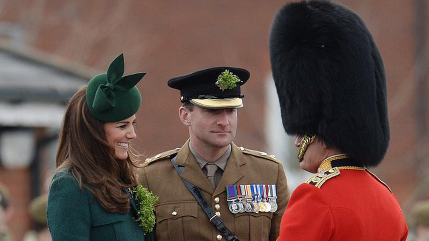 Due anni fa la principessa, tutta in "verde Irlanda", non era mancata