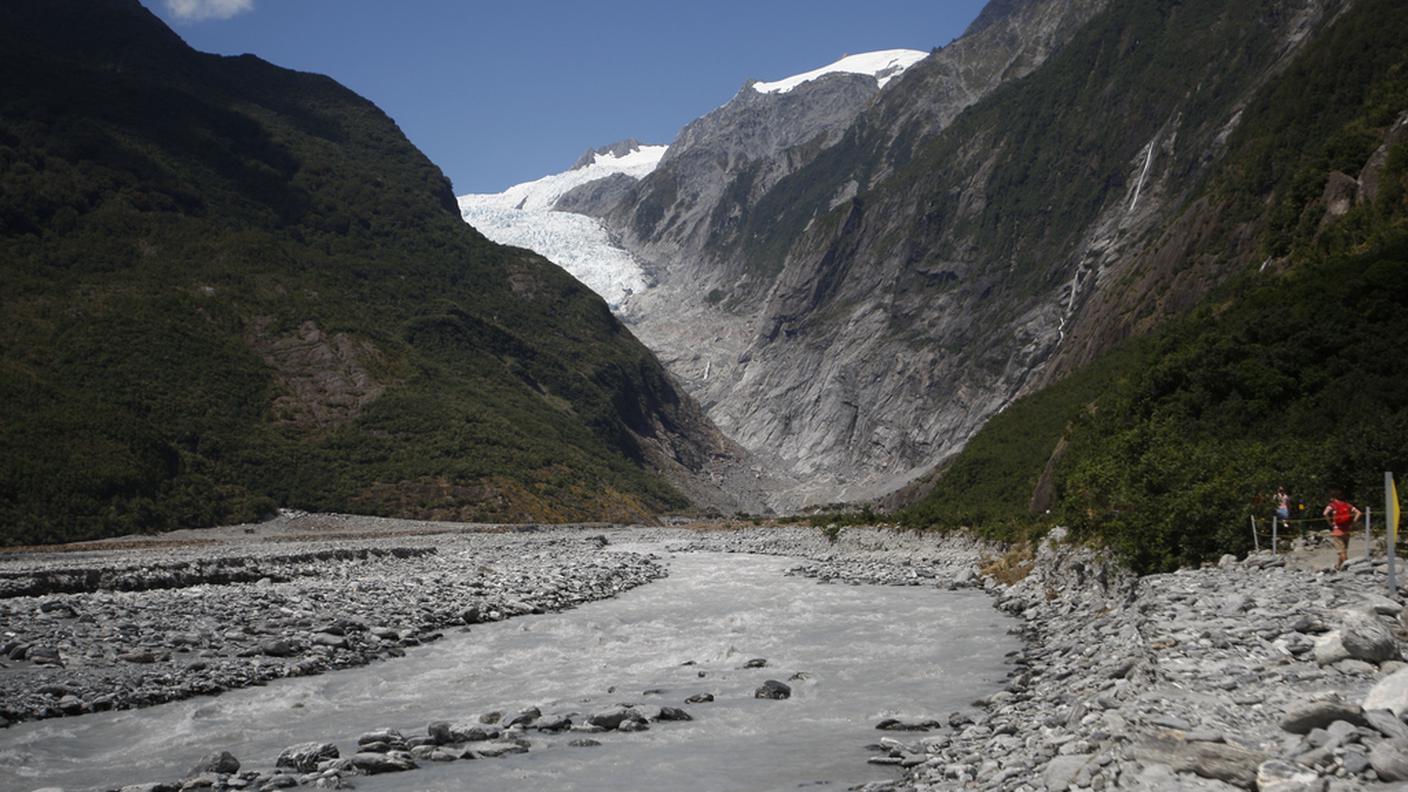 L'assottigliamento dei ghiacciai, qui in una regione della Nuova Zelanda, rappresenta uno fra i fenomeni che alimentano le più gravi preoccupazioni