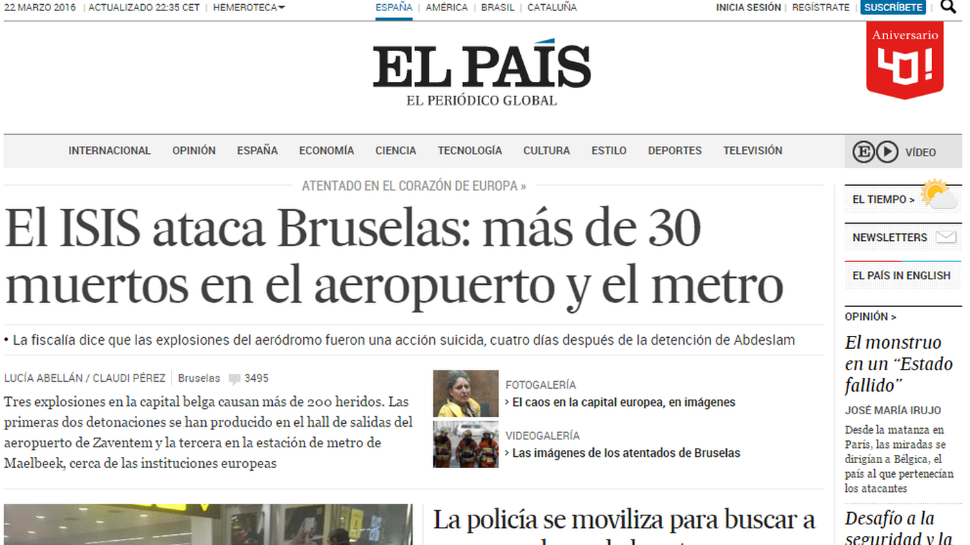 Lo spagnolo El Pais