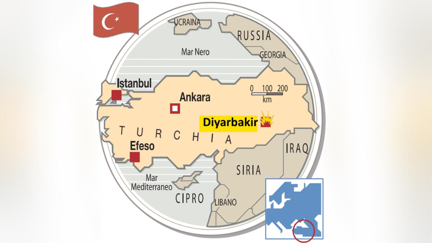 Diyarbakir sotto attacco