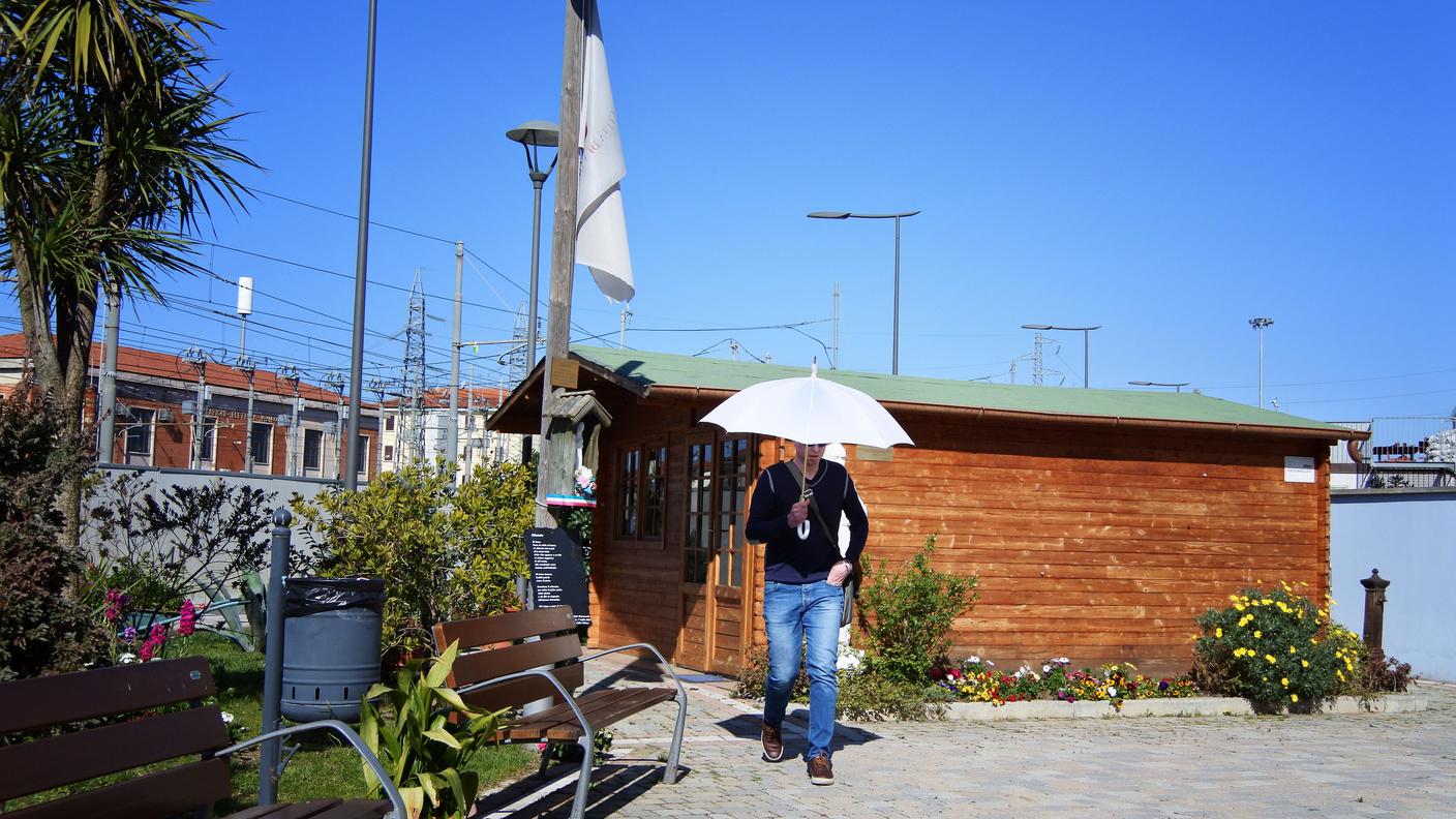 Marco Piagentini alla casina dei ricordi