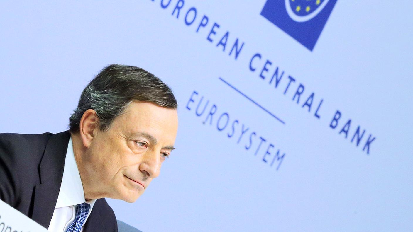 Mario Draghi, presidente della Banca centrale europea