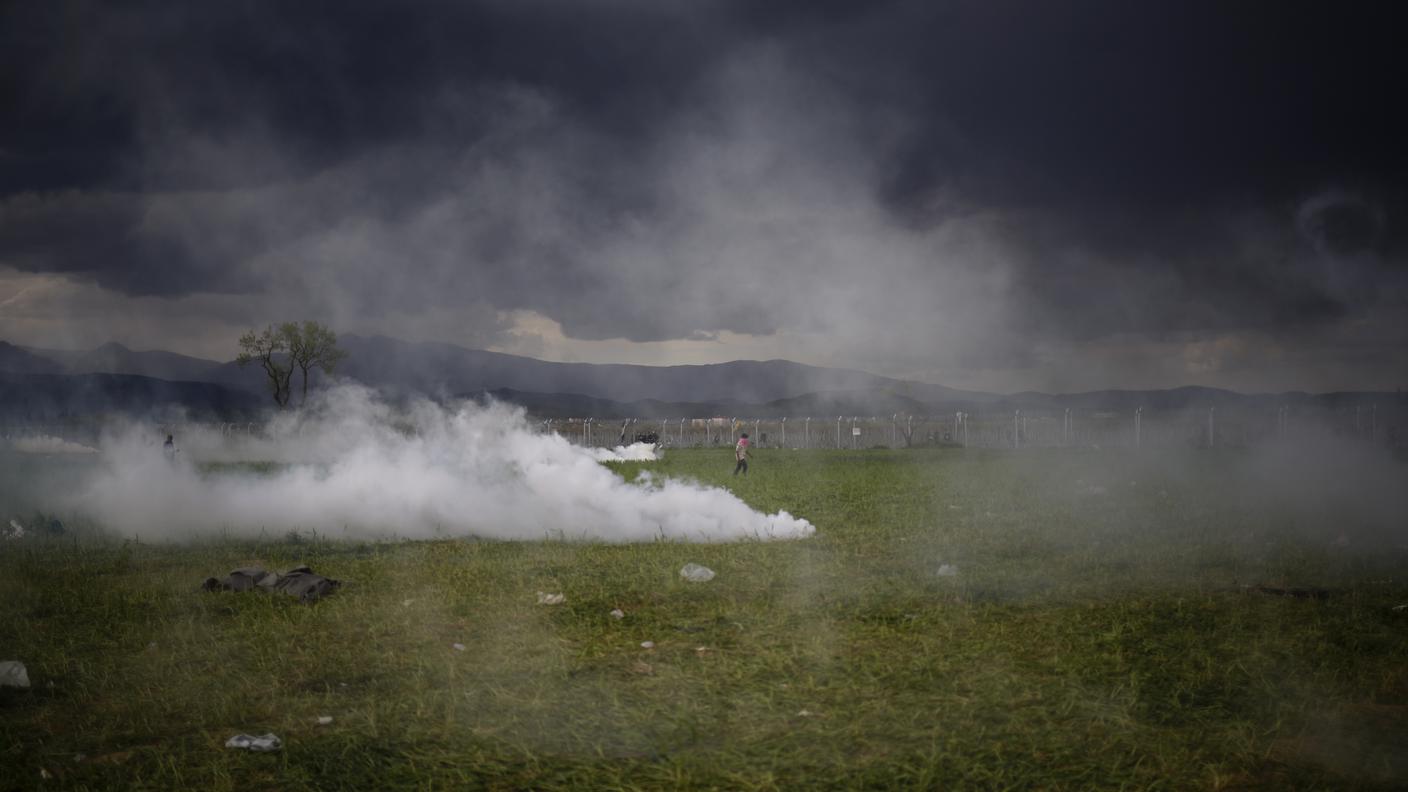Idomeni, così era il campo domenica, dopo l'attacco della polizia macedone