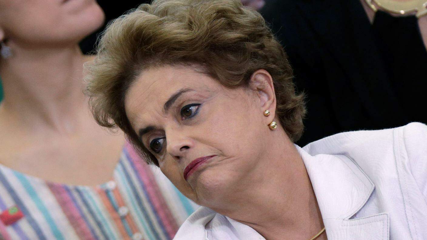 Dilma Rousseff ha ammesso il rischio reale di impeachment