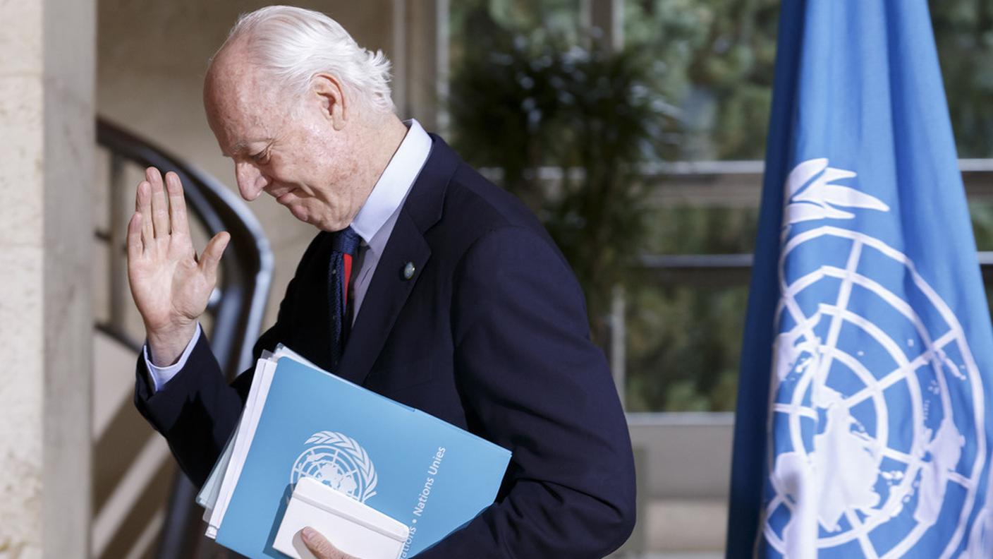 L'inviato speciale dell'ONU, Staffan de Mistura