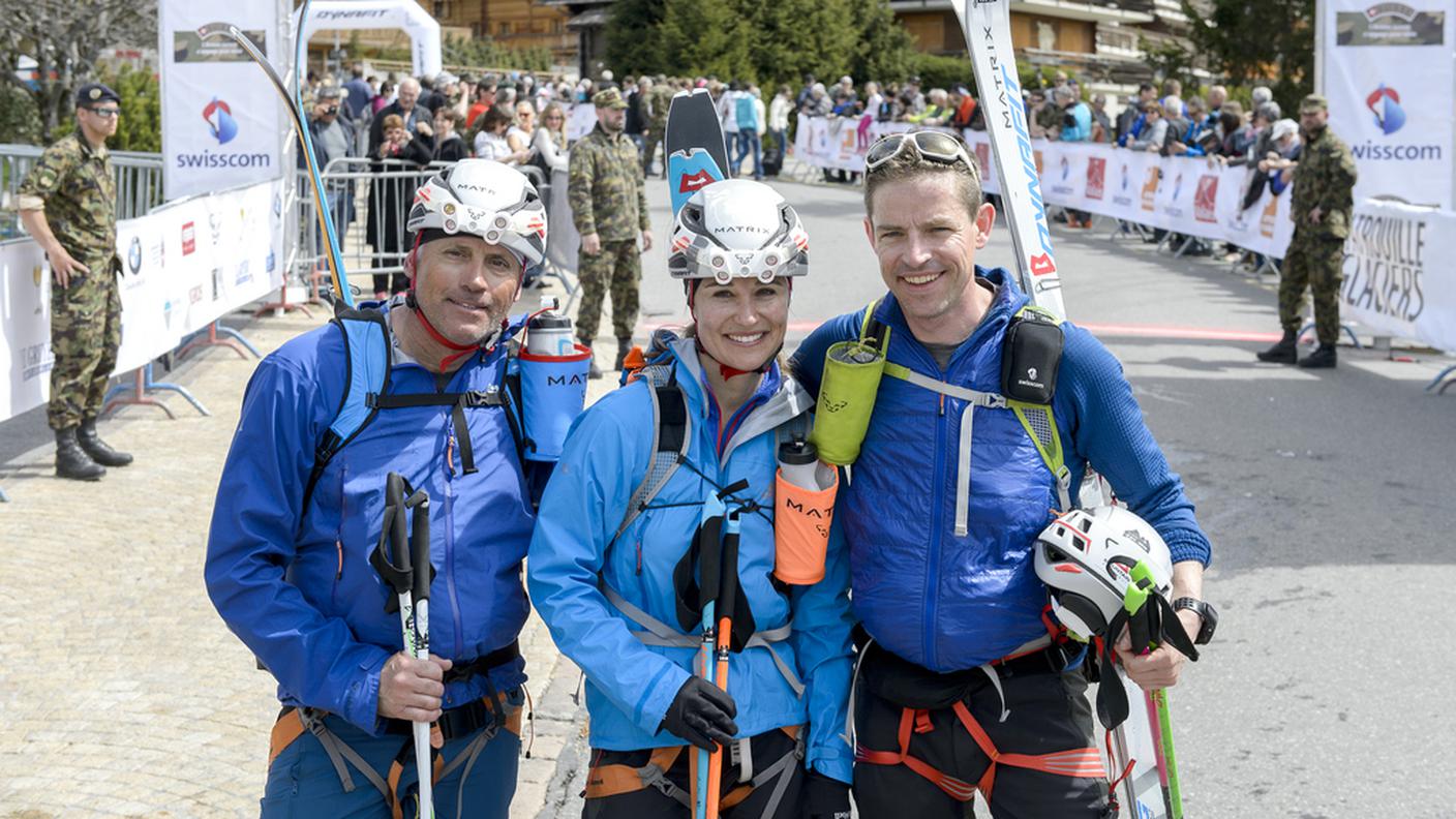 Pippa e i compagni di pattuglia dopo l'arrivo