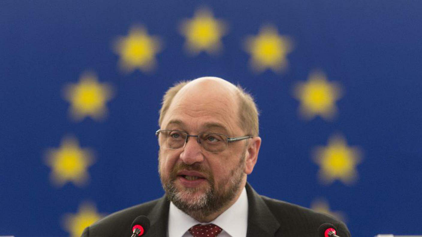Il presidente del Parlamento europeo Martin Schulz