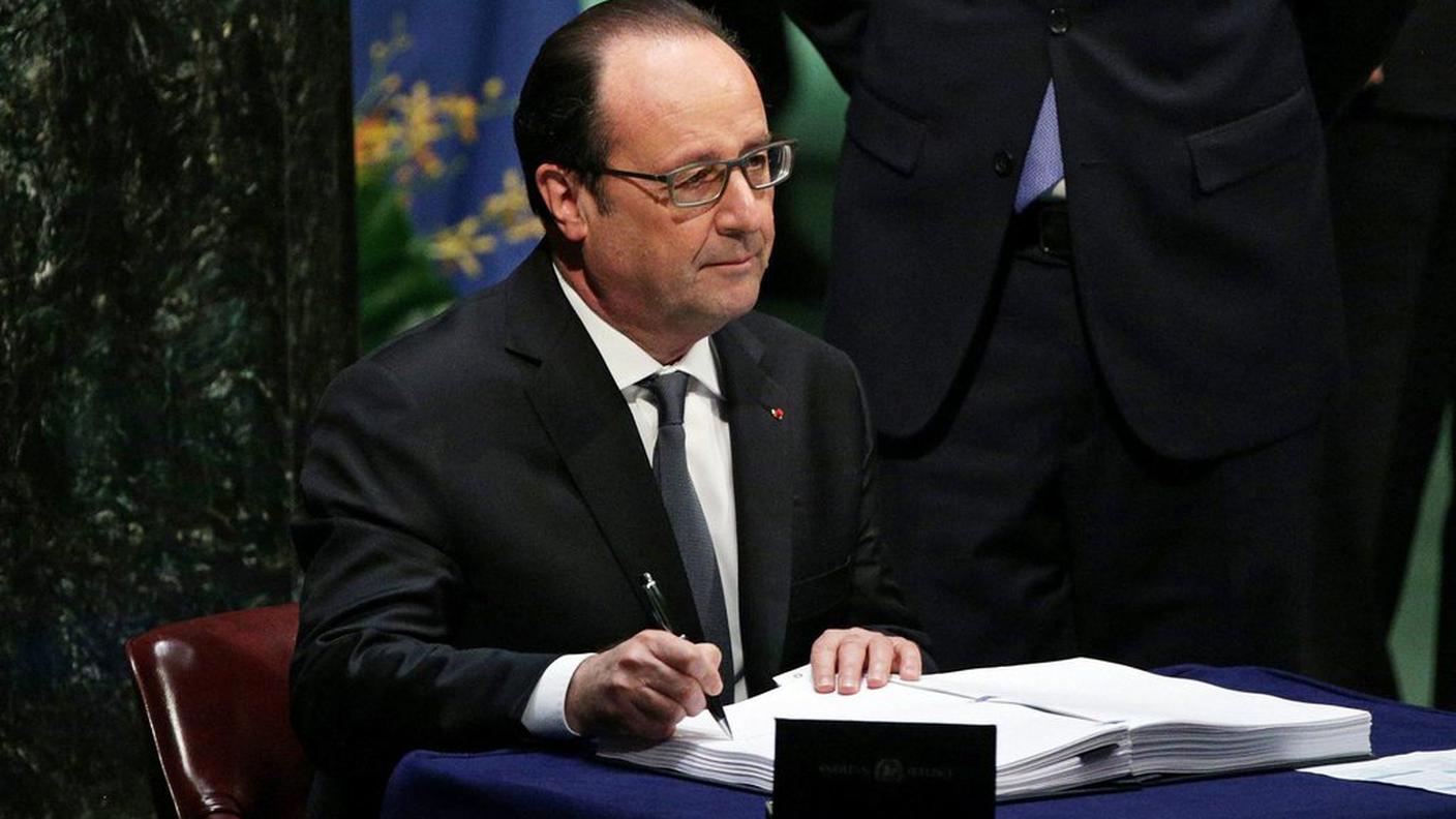 Il presidente francese François Hollande