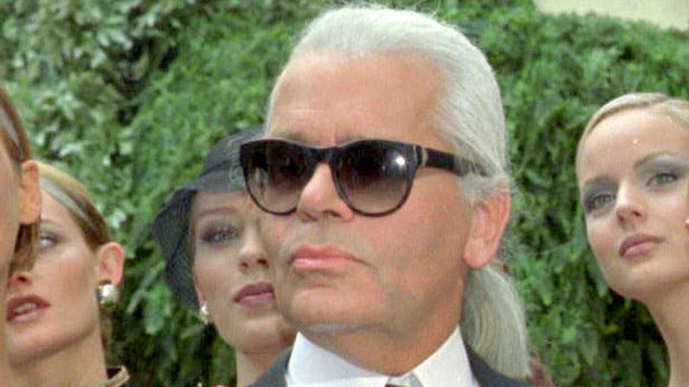 Lo stilista Karl Lagerfeld