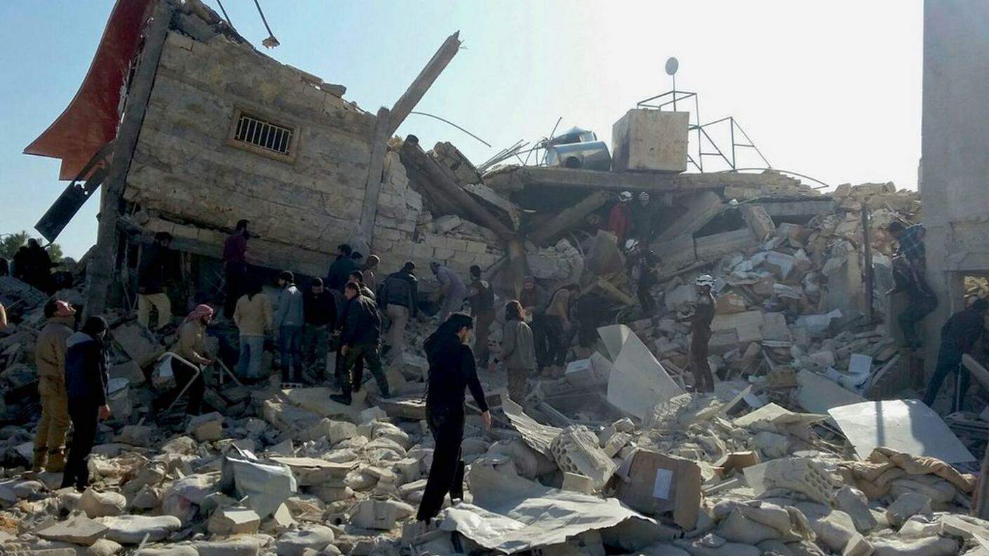 L'ospedale di MSF distrutto lo scorso febbraio