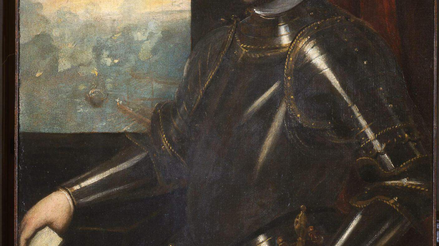 Bottega di Domenico Tintoretto, Ritratto di ammiraglio veneziano