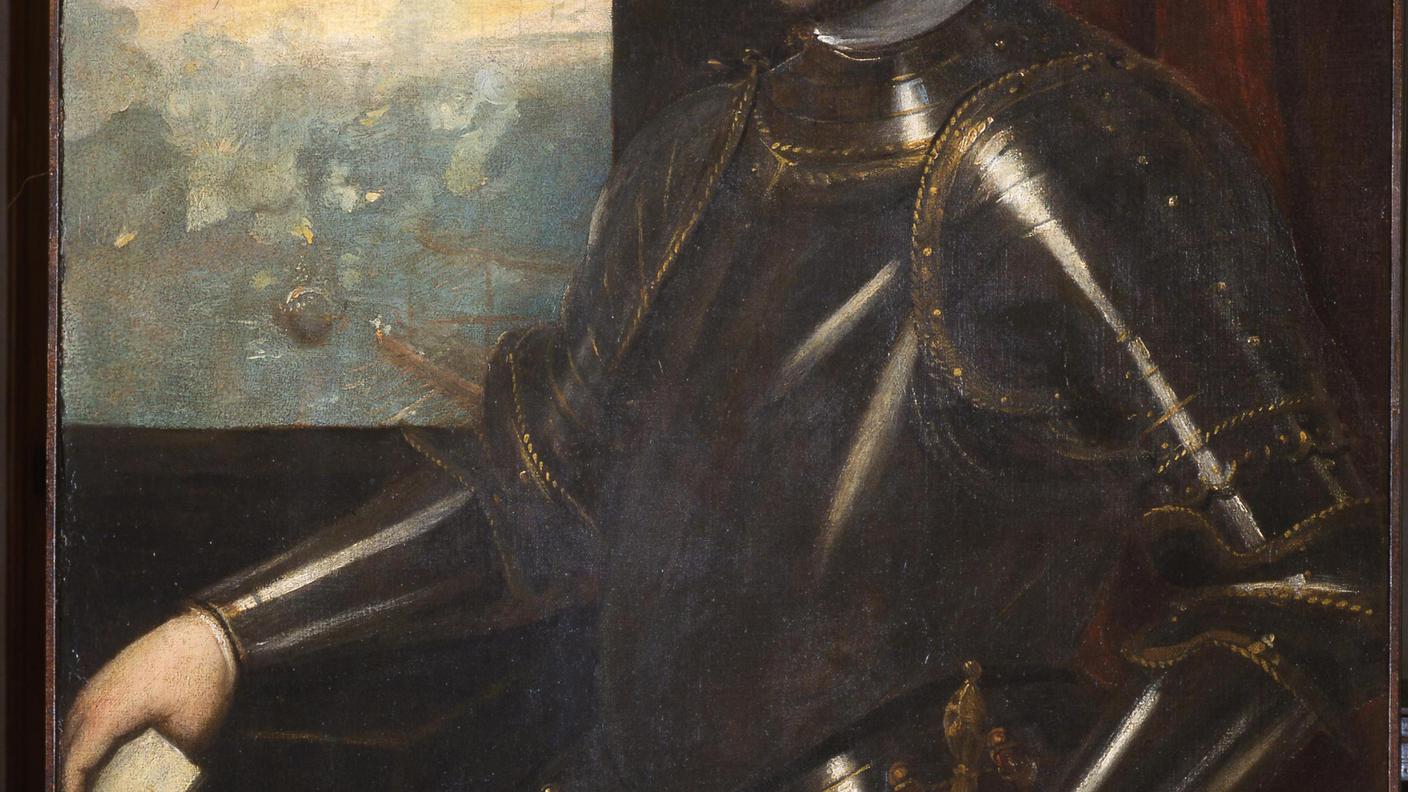 Bottega di Domenico Tintoretto, Ritratto di ammiraglio veneziano