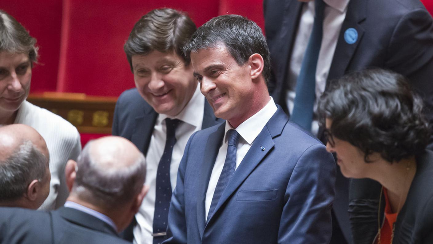 Il premier Valls all'Assemblea nazionale