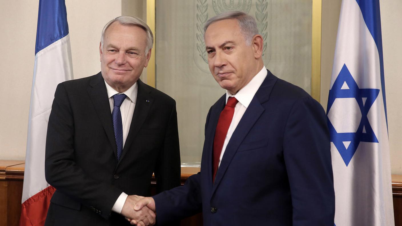 Jean-Marc Ayrault, Benyamin Netanyahu 