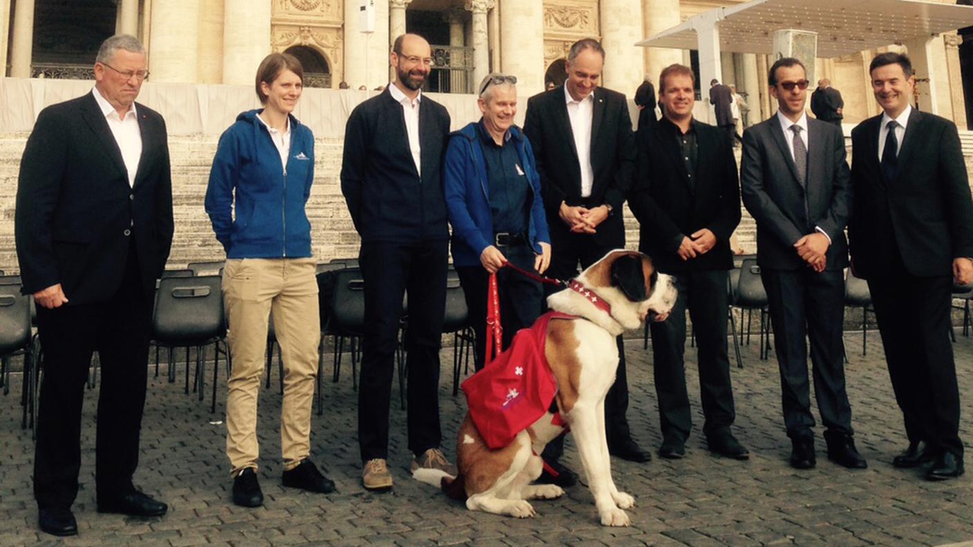 La delegazione al completo a Roma