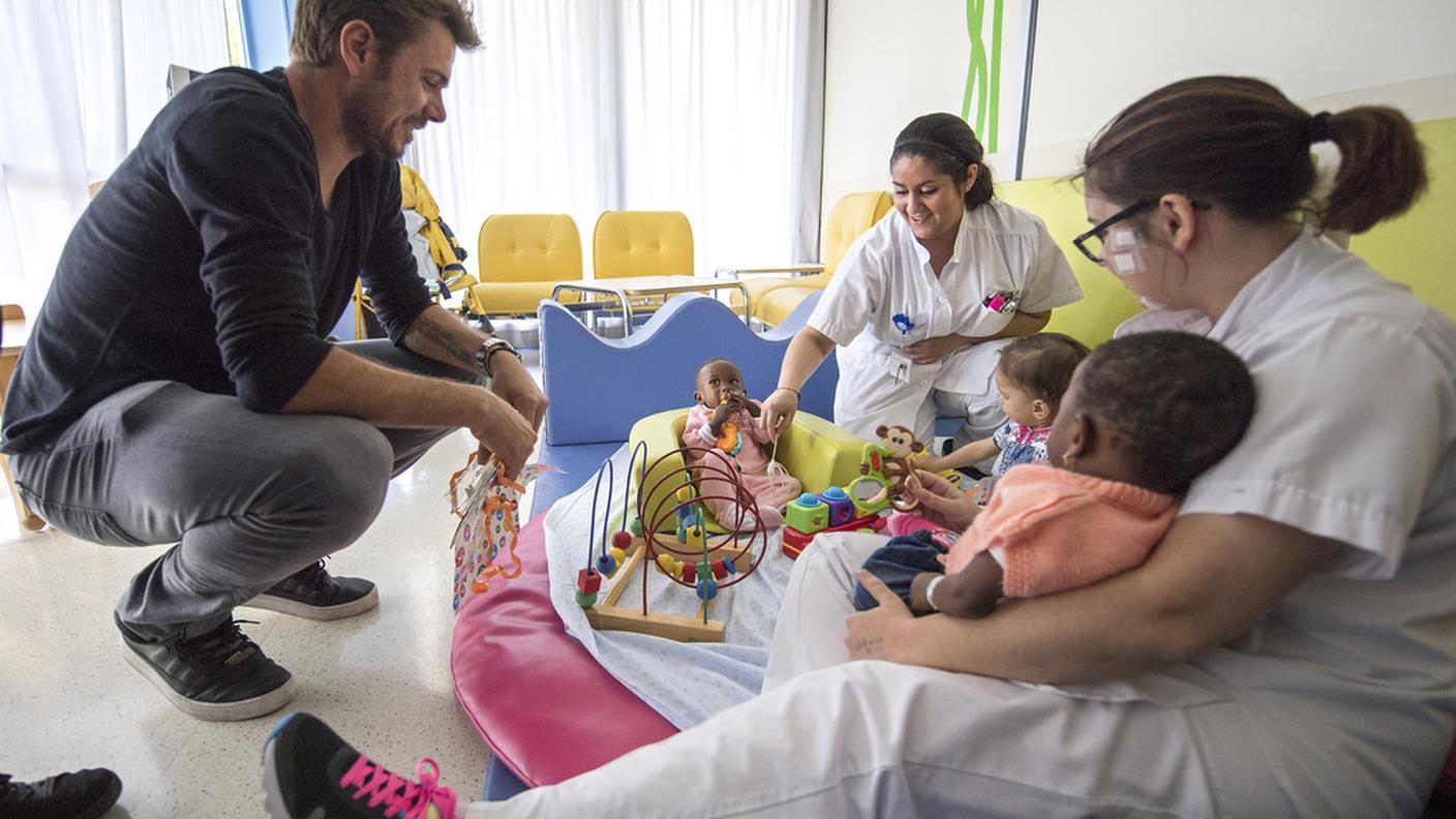 "È una causa che mi sta a cuore" ha dichiarato Wawrinka