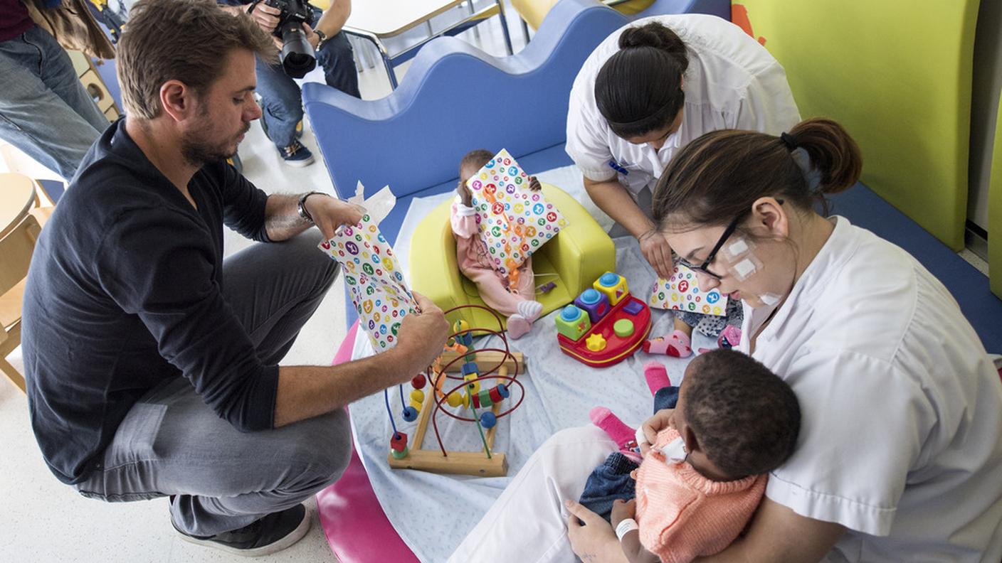 "È una causa che mi sta a cuore" ha dichiarato Wawrinka
