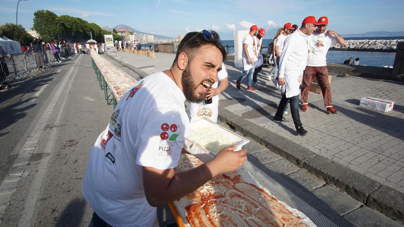 Ci hanno lavorato 250 pizzaioli