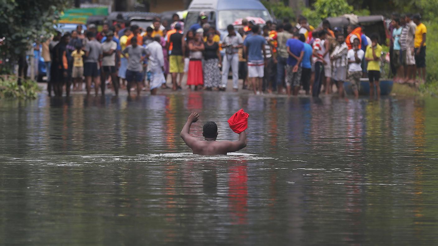 Piogge e frane in Sri Lanka