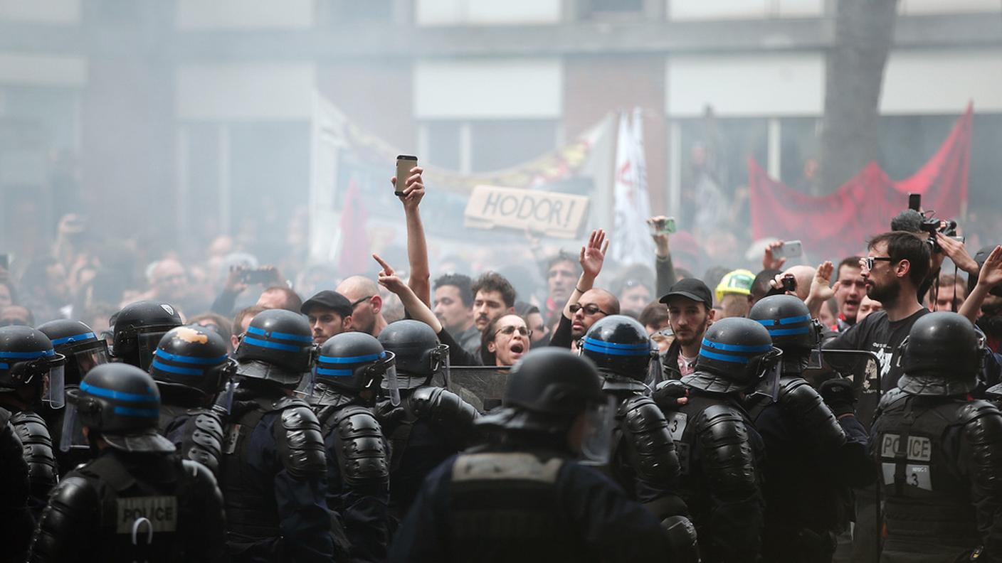 È intervenuta la polizia