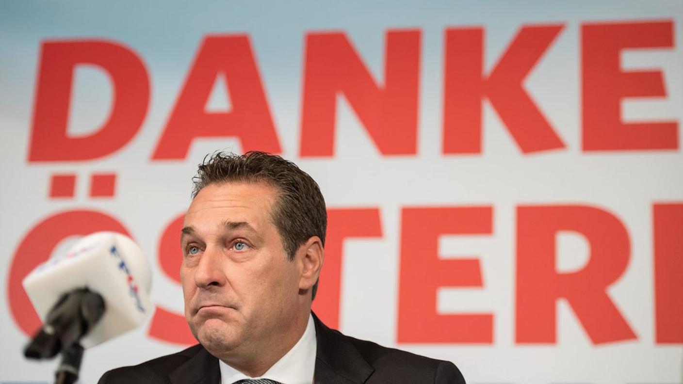 Il leader del Partito della libertà Strache