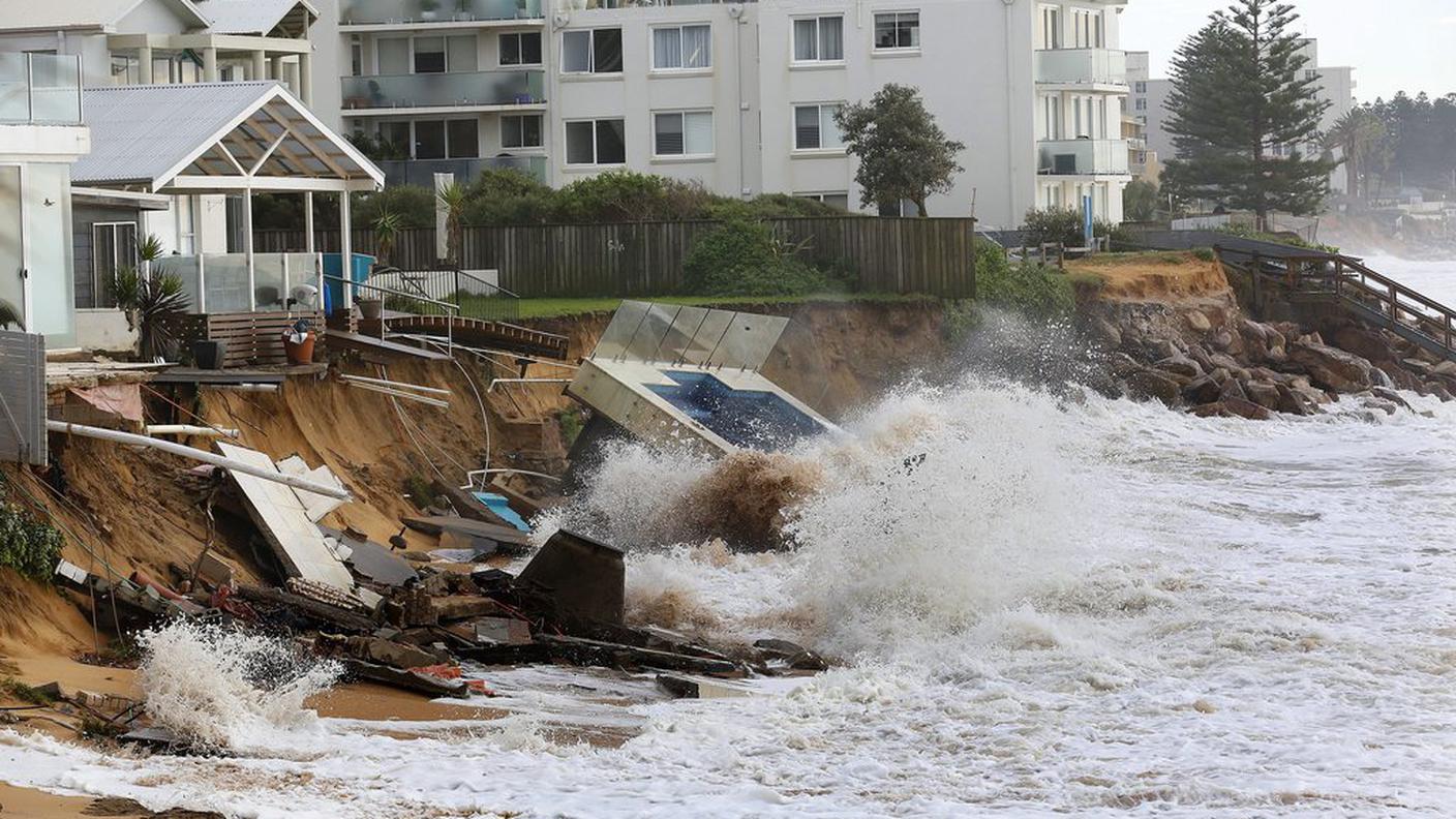 Costa australiana devastata dal maltempo