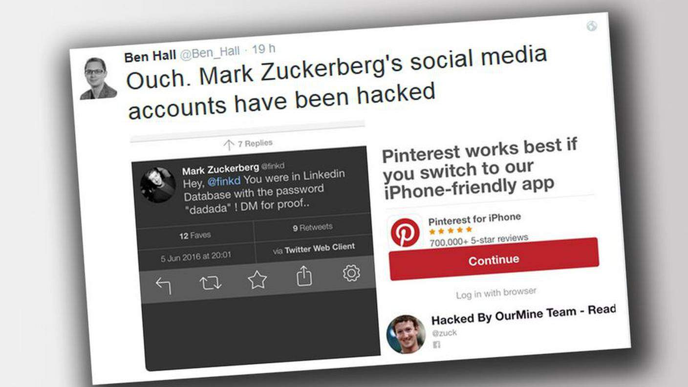 La sbadataggine di Mark Zuckerberg è stata a sua volta condivisa sui social network