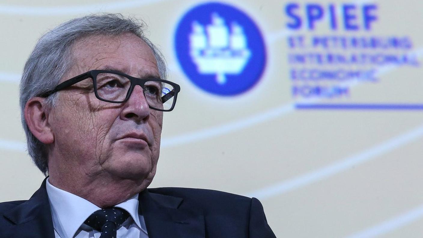 Il presidente della Commissione durante il suo intervento
