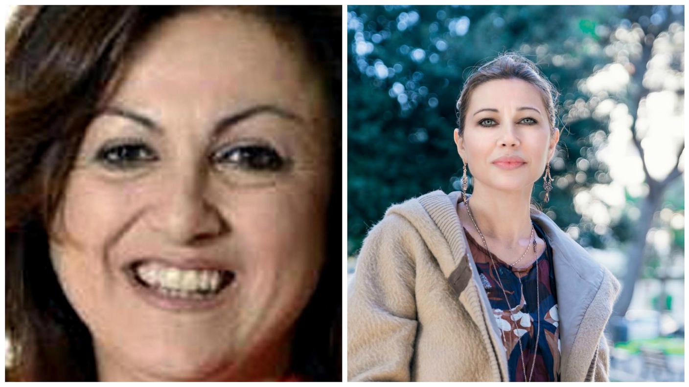 A sin. Paola Massidda, sindaca a Carbonia. A destra Angela Carluccio, sindaca di Brindisi  
