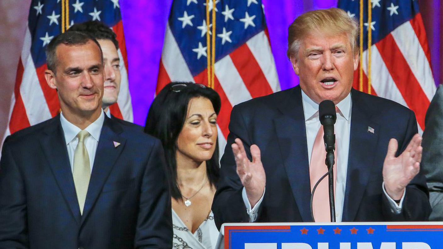 Trump e, a sinistra, Lewandowski