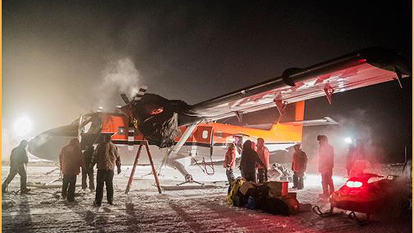 L'aereo canadese protagonista dell'operazione