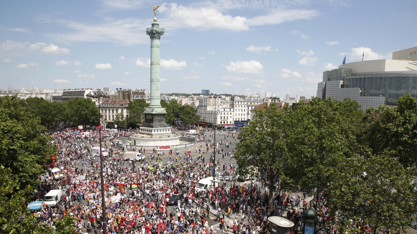 Il corteo è previsto solo nei dintorni della Piazza della Bastiglia 