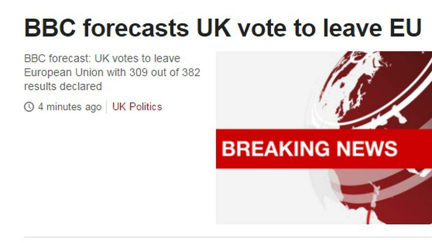 Le previsioni della BBC
