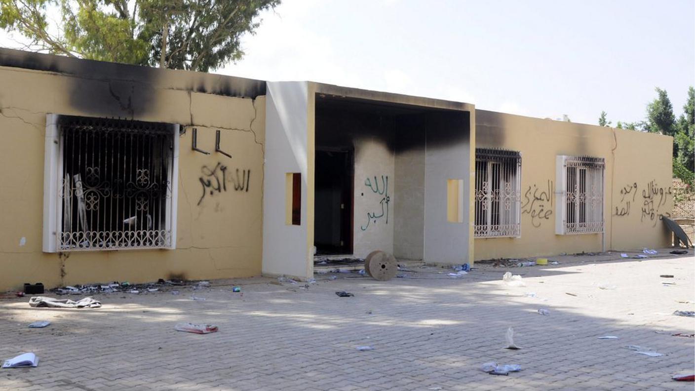 Il consolato americano in Libia dopo l'attacco dell'11 settembre
