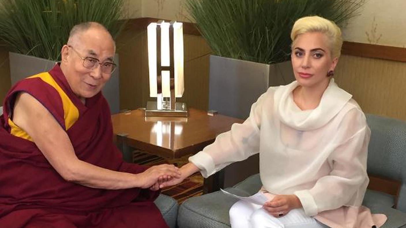 Una delle immagini pubblicate da Lady Gaga