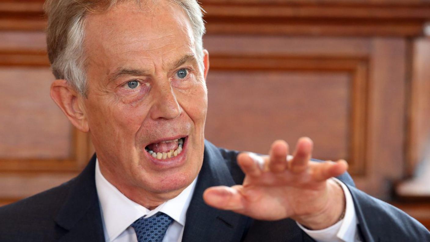 L'ex premier britannico Tony Blair