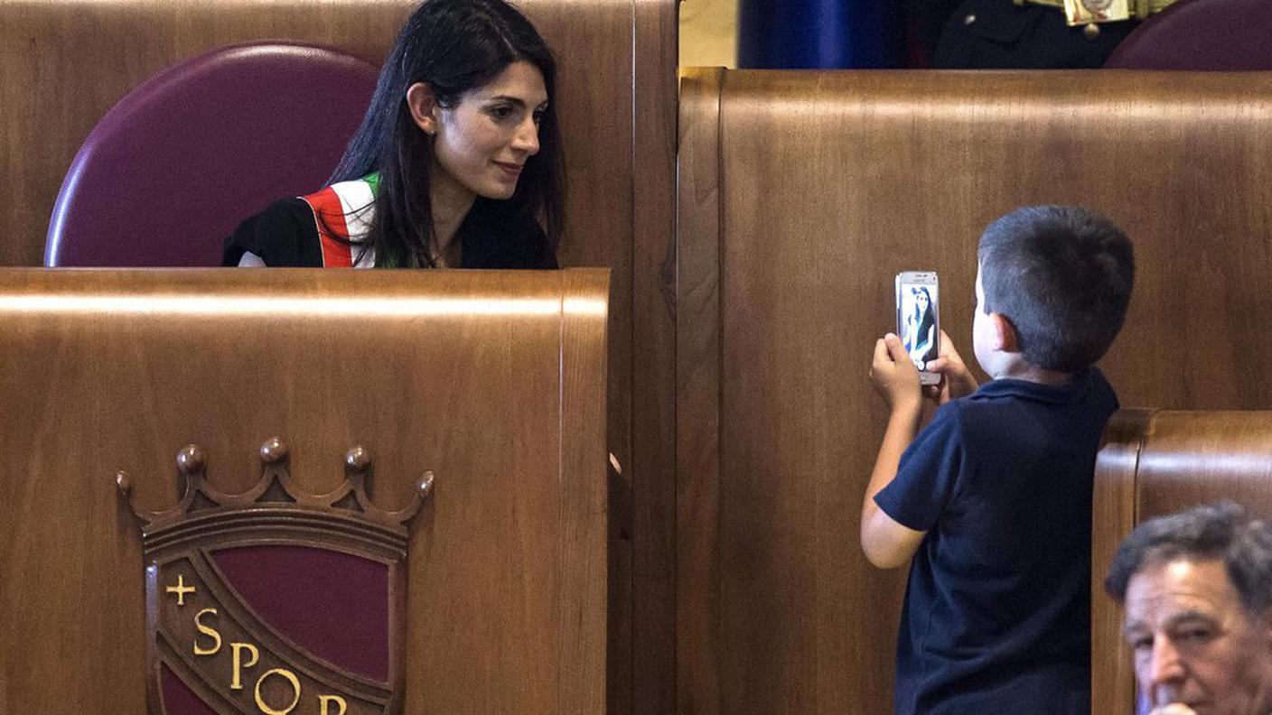 In aula con il figlio