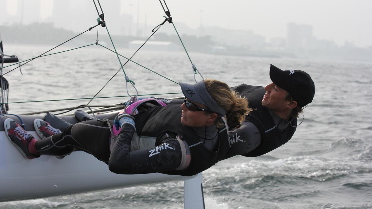 Nathalie e Matias al lavoro in vista delle Olimpiadi