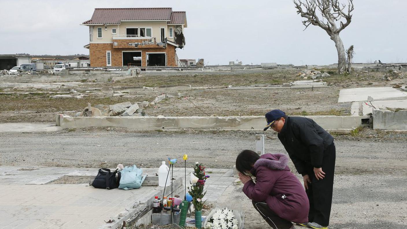 Segni della tragedia ancora ben visibili