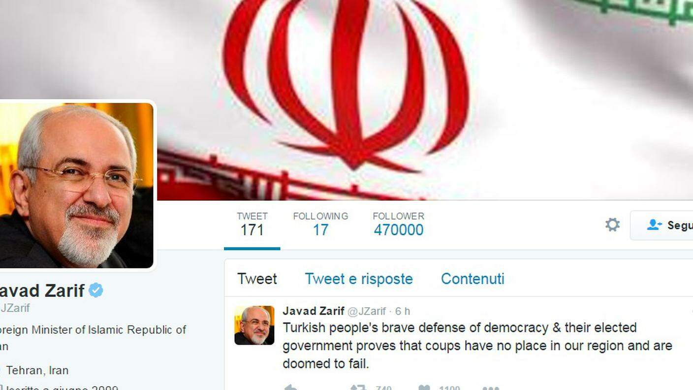 Il messaggio di Javad Zarif