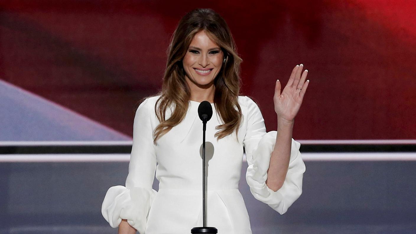 Melania Trump è nel mirino per il suo discorso, non troppo inedito