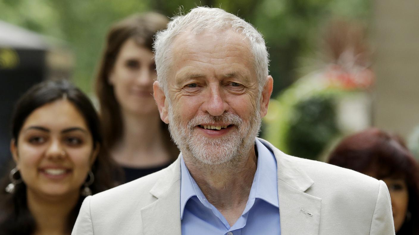 L'attuale leader laburista Corbyn