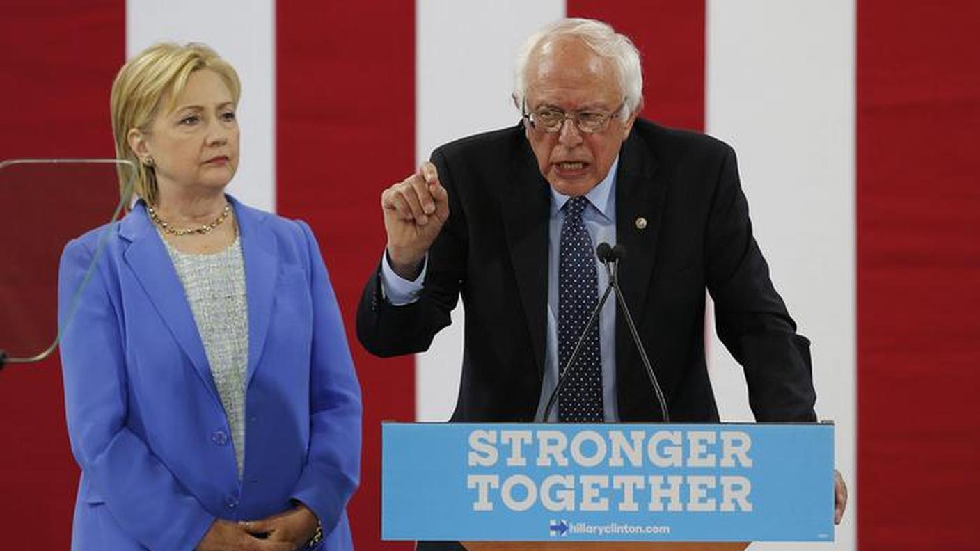 Clinton e Sanders
